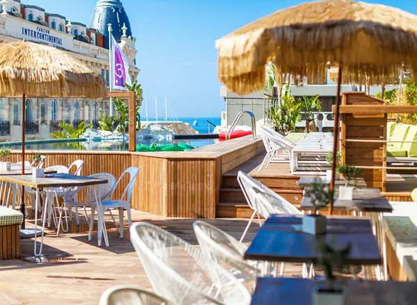 Bar en la azotea Cannes 3.14 Casion en Cannes