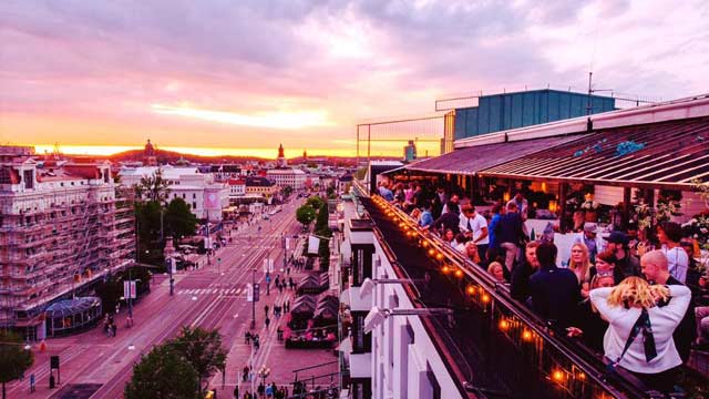 Bar en la azotea Gotemburgo Cielo Rooftop Bar en Gotemburgo