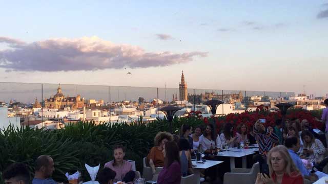 Rooftop bar Sevilla Gourmet Experience Duque en Sevilla