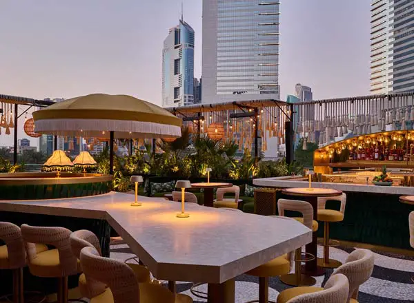 Rooftop bar Dubái Amazónico en Dubái