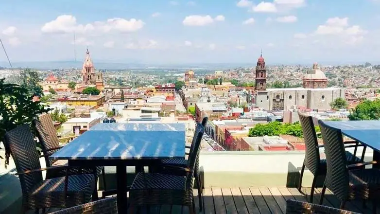 Rooftop SMA Antonia Bistro Rooftop bar en San Miguel de Allende