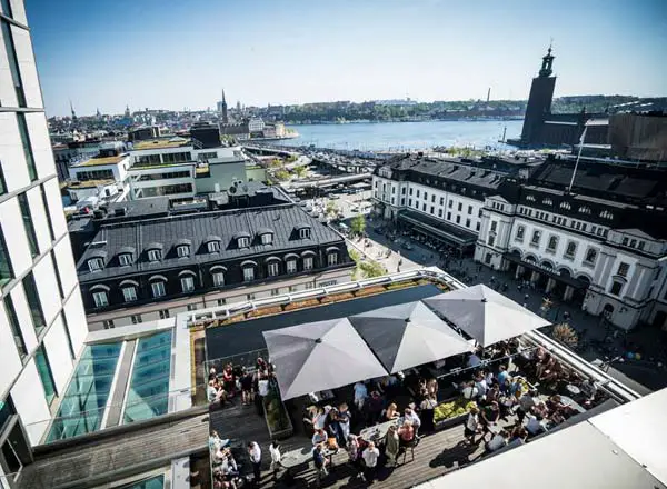 Bar en la azotea Stockholm Capital en Scandic Continental en Estocolmo