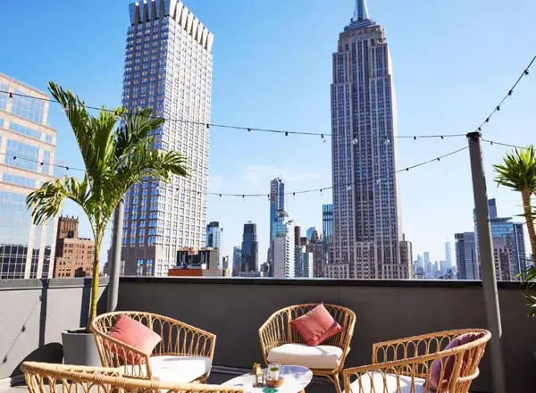 Azotea en NYC Daintree Rooftop & Lounge en Nueva York
