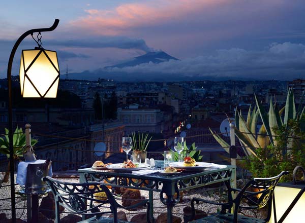 Etnea Roof Bar & Restaurant en Catania, Sicilia