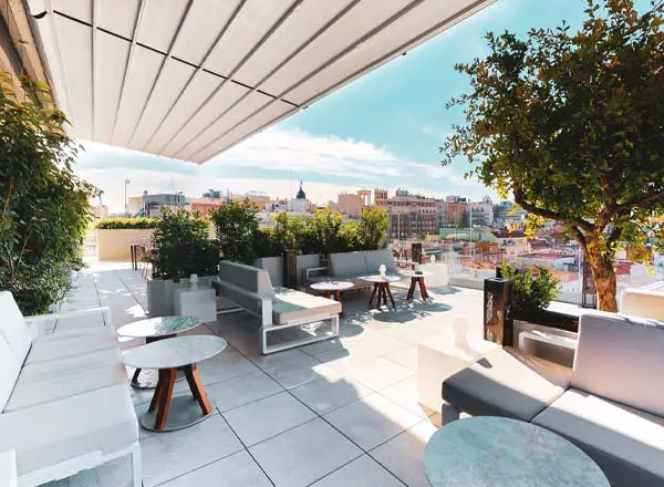 Rooftop bar Madrid Ginkgo Restaurante & Sky Bar en Madrid