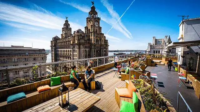 Goodness Gracious Roof Garden en Liverpool