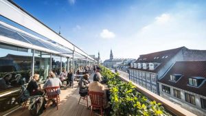 Bar en la azotea Illum Rooftop en Copenhague