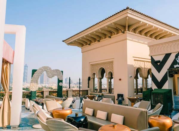 Bar en la azotea Dubai Mercury Lounge en Dubai