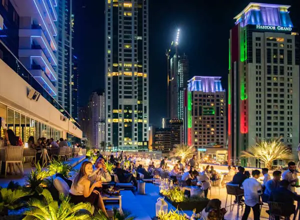 Bar en la azotea Dubai Siddharta Lounge en Dubai