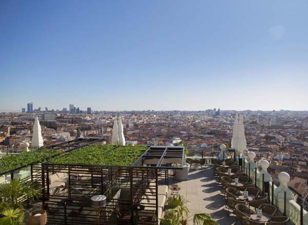 Rooftop bar 360º Rooftop Bar en Riu Plaza Espana en Madrid