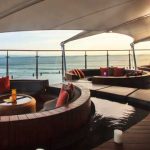 Bar en la azotea Double-Six Rooftop en Bali