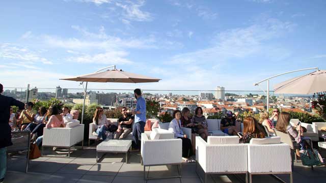 Rooftop bar PortoBello Rooftop Restaurant and Bar en Oporto