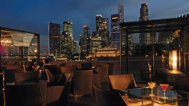Bar en la azotea Orgo Bar and Restaurant en Singapur