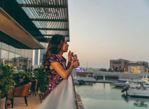 ANNEX bar en la azotea en Abu Dhabi