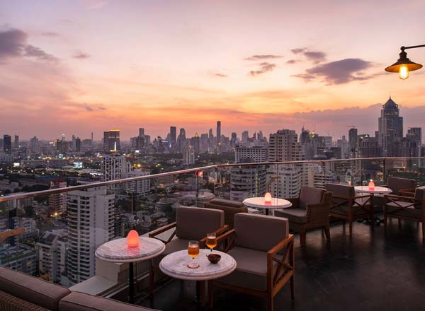 Bar en la azotea Belga Rooftop Bar and Brasserie en Bangkok