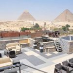 Bar en la azotea Best View Pyramids Hotel en El Cairo