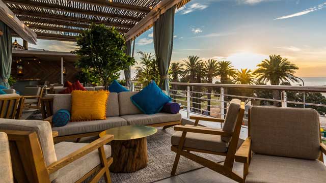 Bar en la azotea Chinchilla Rooftop Café and Bar en Ciudad del Cabo