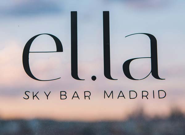 Bar en la azotea Ella Sky Bar en Madrid