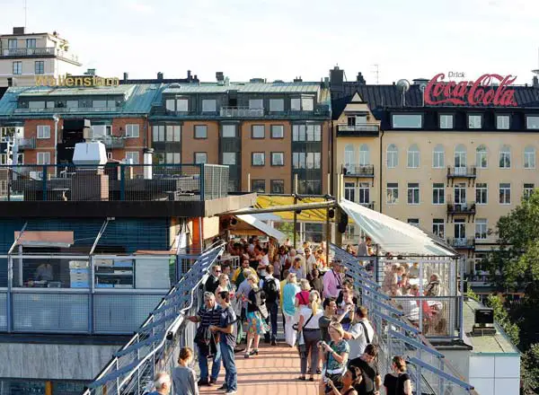 Bar en la azotea Taket en Gondolen en Estocolmo