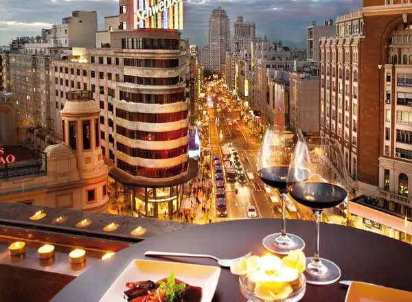 Rooftop bar Experiencia Gourmet en Madrid