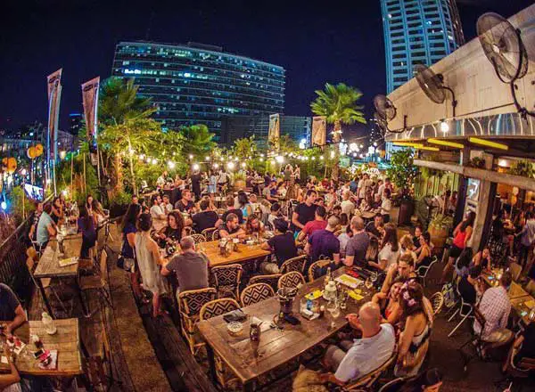 Bar en la azotea Kanta - Drink N Dine en Tel Aviv
