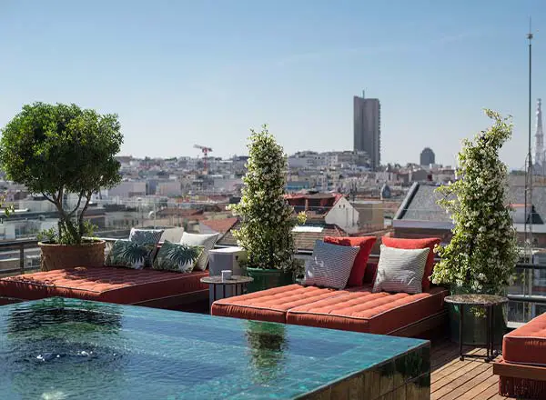 Rooftop bar Picos Pardos Sky Lounge en Madrid