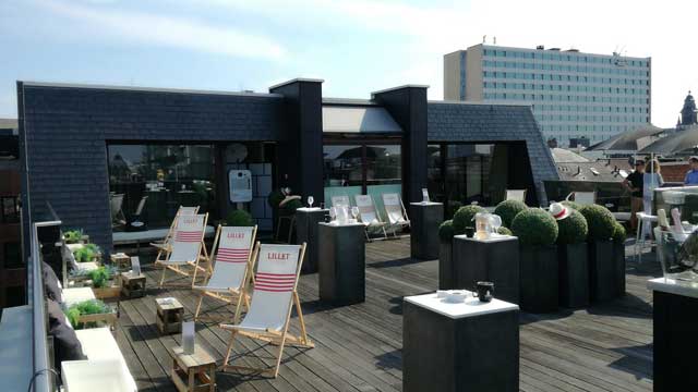 Bar en la azotea Secret Rooftop by Warwick en Bruselas
