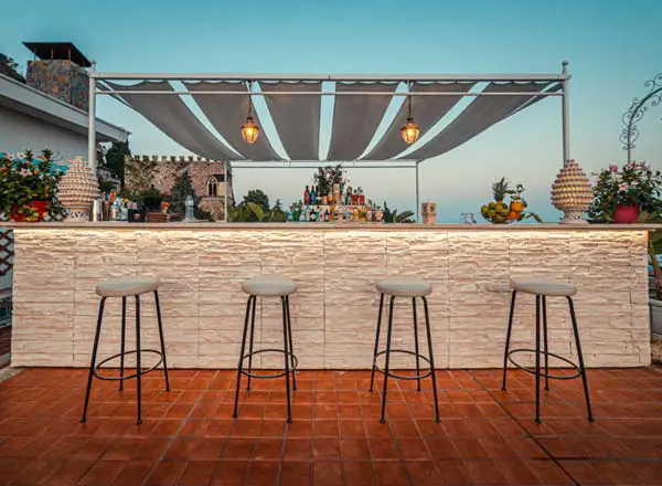 Bar en la azotea Sky Rooftop Bar Taormina en Sicilia