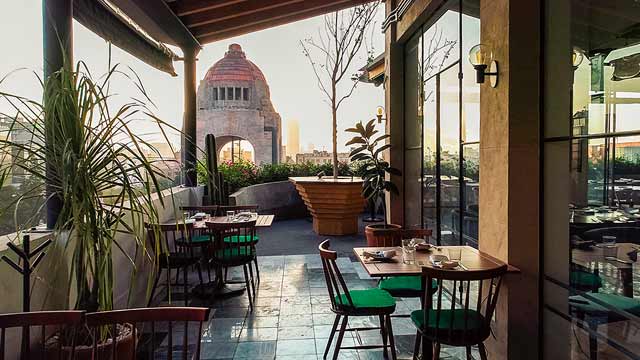 Bar en la azotea Terraza Cha Cha Chá en la Ciudad de México