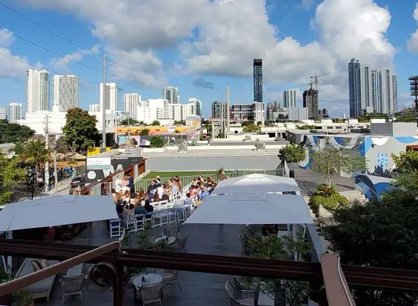 Rooftop bar Three and No. 3 Social Rooftop en Miami