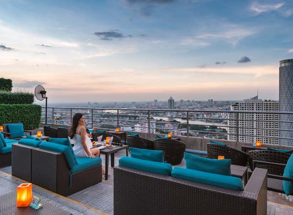 Bar en la azotea ThreeSixty Rooftop Bar en Bangkok