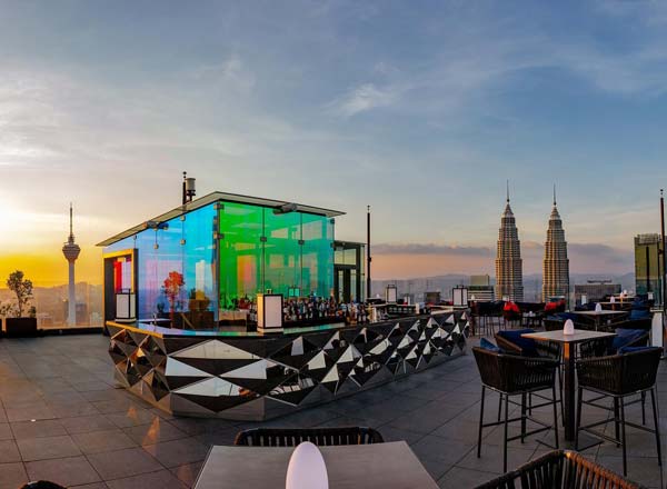 Bar en la azotea Vertigo and Horizon Grill en Banyan Tree en Kuala Lumpur