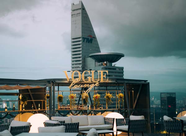 Bar en la azotea Vouge Lounge en Kuala Lumpur
