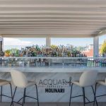 Bar en la azotea Acquaroof Terrazza Molinari en Roma