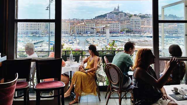 Bar en la azotea Bar La Caravelle en Marsella