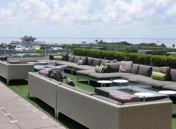 Bar en la azotea El Canopy Rooftop Lounge en Tampa Bay