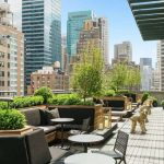 Bar en la azotea Castell Rooftop Lounge en Nueva York