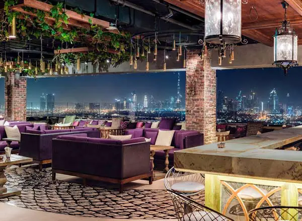 Bar en la azotea Eve Penthouse and Lounge en Dubái