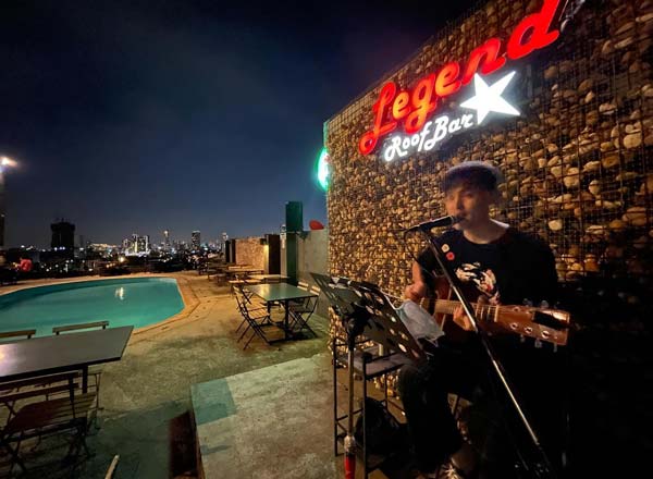 Bar en la azotea Legend Roof Bar en Bangkok