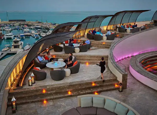 Bar en la azotea Nobu Doha en Doha