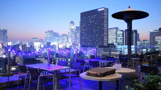 Rooftop Bar and Terrace G in Tokyo