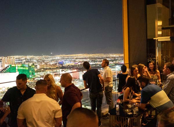 Bar en la azotea Skyfall Lounge en Las Vegas