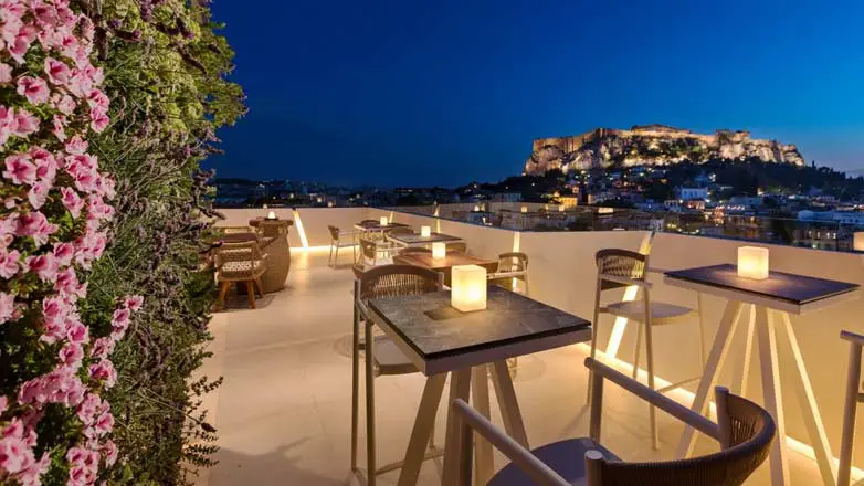 Bar en la azotea Thea Terrace Bar en Atenas