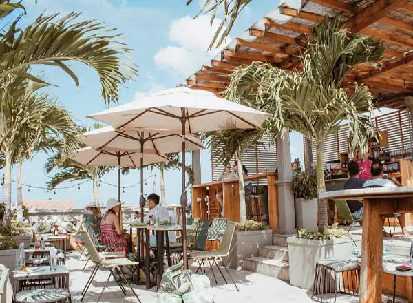 Bar en la azotea Townhouse Rooftop en Cartagena