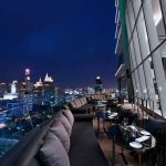 Bar en la azotea Up and Above en Okura Prestige en Bangkok