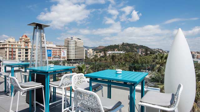 Rooftop bar Valeria's Terrace en Málaga