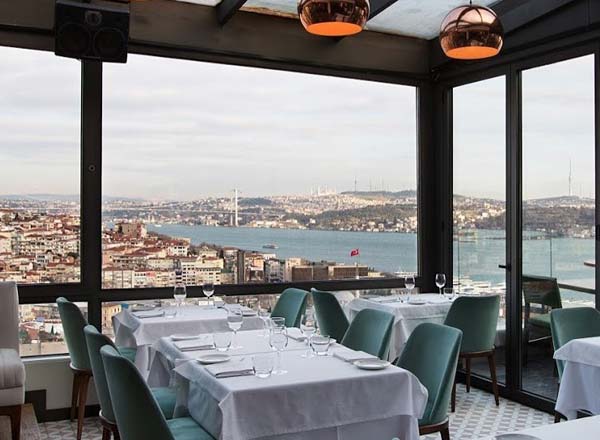 Bar en la azotea Vogue Restaurant and Bar en Estambul