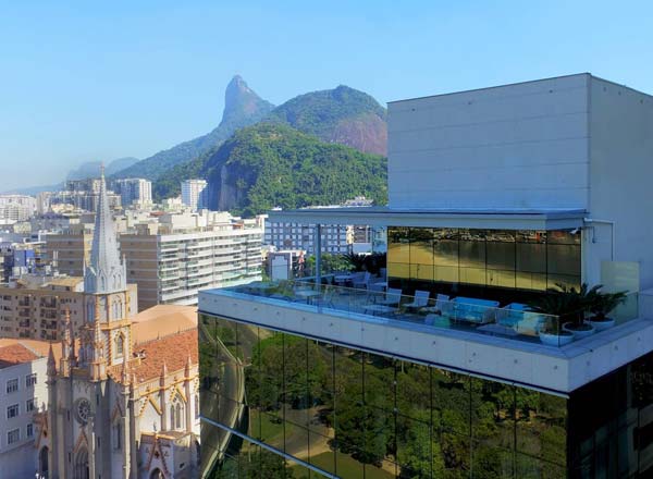 Bar en la azotea The Rooftop en Yoo2 Rio de Janeiro en Río de Janeiro