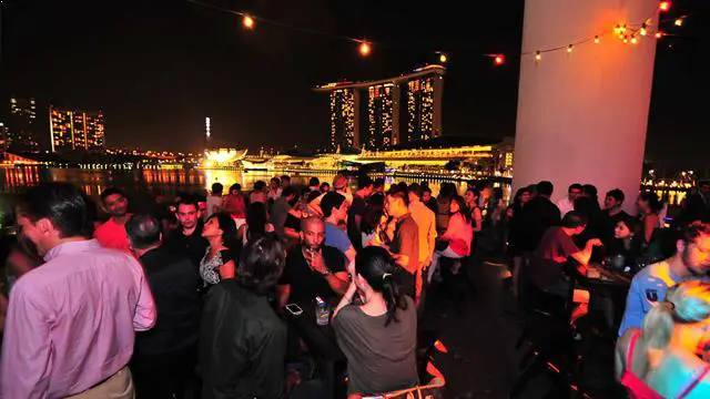 Bar en la azotea Kinki Rooftop Bar en Singapur