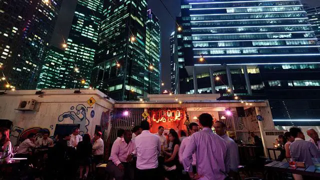 Bar en la azotea Kinki Rooftop Bar en Singapur
